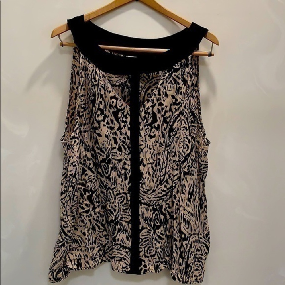 Kenar Sleeveless Print Top